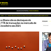 Nubank e Ebanx so os destaques do ranking TTR de transaes no mercado de capitais brasileiro em 2021